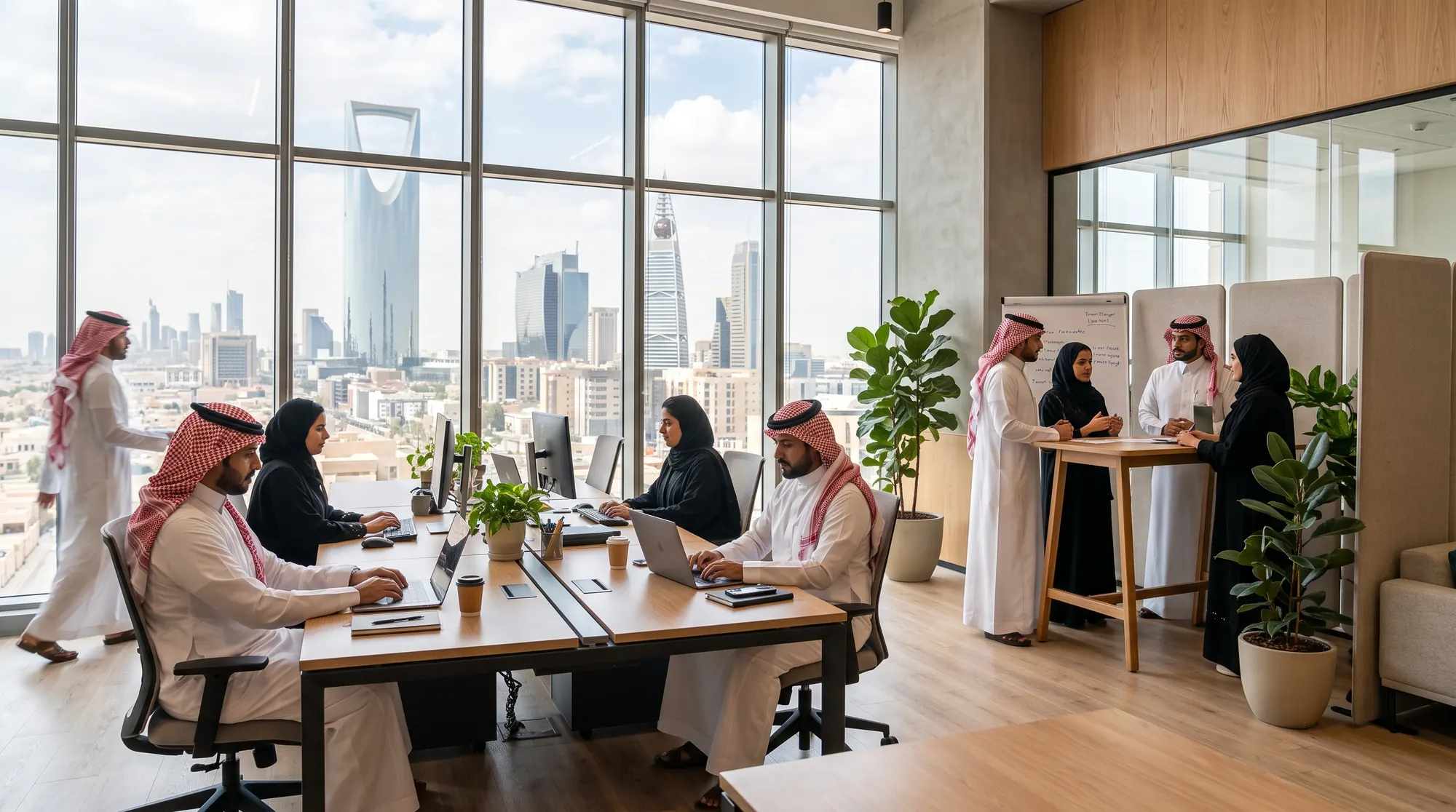Designing work models for Saudi teams
