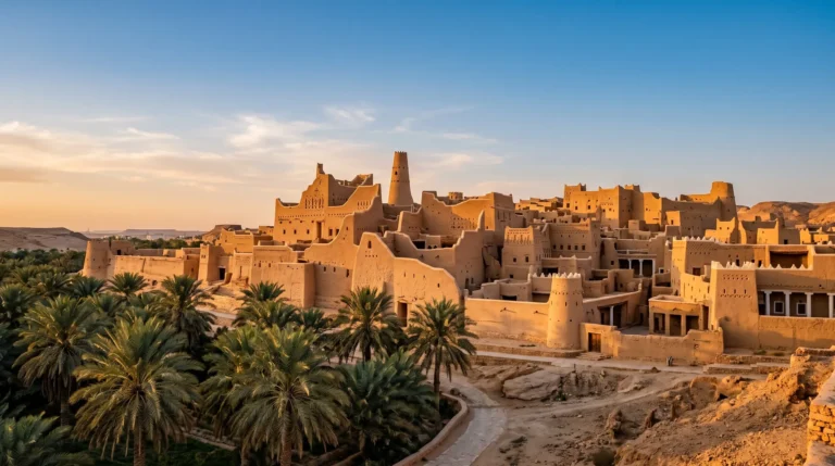 Diriyah at golden hour